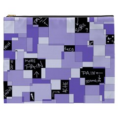 Purple Pain Modular Cosmetic Bag (xxxl) by FunWithFibro
