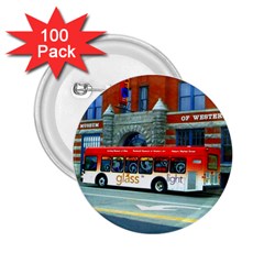 Double Decker Bus   Ave Hurley   2 25  Button (100 Pack) by ArtRave2