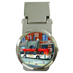 Double Decker Bus   Ave Hurley   Money Clip With Watch by ArtRave2