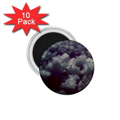 Through The Evening Clouds 1.75  Button Magnet (10 pack)
