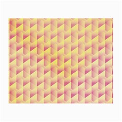 Geometric Pink & Yellow  Glasses Cloth (small, Two Sided)