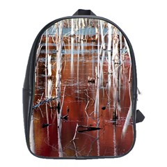 Automn Swamp School Bag (xl)