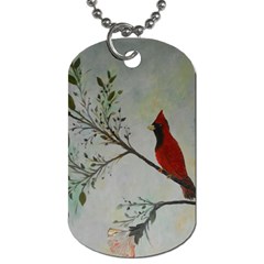 Sweet Red Cardinal Dog Tag (one Sided)