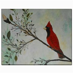 Sweet Red Cardinal Canvas 8  x 10  (Unframed)