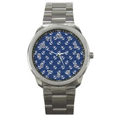 Boat Anchors Sport Metal Watch by StuffOrSomething