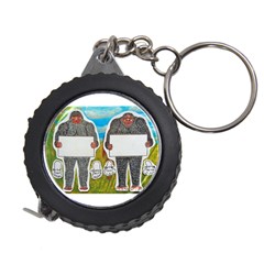 2 Big Foot Text In Everglades Measuring Tape by creationtruth