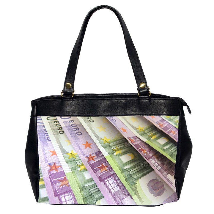 Just Gimme Money Oversize Office Handbag (Two Sides)