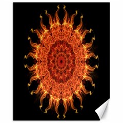 Flaming Sun Canvas 16  X 20  (unframed) by Zandiepants