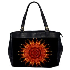 Flaming Sun Oversize Office Handbag (one Side)