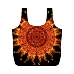 Flaming Sun Reusable Bag (m) by Zandiepants