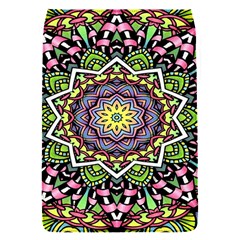 Psychedelic Leaves Mandala Removable Flap Cover (small) by Zandiepants