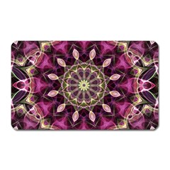 Purple Flower Magnet (rectangular) by Zandiepants