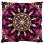 Purple Flower Large Cushion Case (Single Sided)  Front