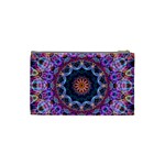 Purple Lotus Cosmetic Bag (Small) Back