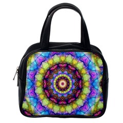 Rainbow Glass Classic Handbag (one Side) by Zandiepants