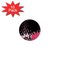 Flower 1  Mini Button (10 Pack)