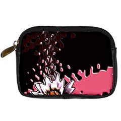 Flower Digital Camera Leather Case