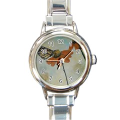 Monarch Round Italian Charm Watch