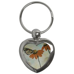 Monarch Key Chain (heart)