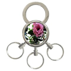 Rose 3-ring Key Chain by Rbrendes