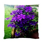 Purple Flowers Cushion Case (Two Sided)  Back