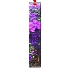 Purple Flowers Large Bookmark