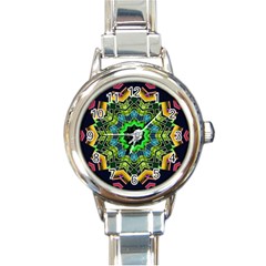 Big Burst Round Italian Charm Watch