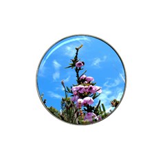 Pink Flower Golf Ball Marker (for Hat Clip) by Rbrendes