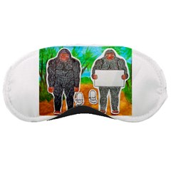 2 Yowie A,text & Furry In Outback, Sleeping Mask by creationtruth