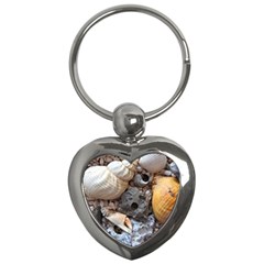 Beach Treasures Key Chain (heart) by StuffOrSomething