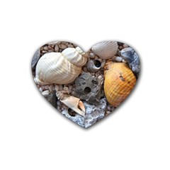 Beach Treasures Drink Coasters (heart) by StuffOrSomething