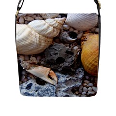 Beach Treasures Flap Closure Messenger Bag (large) by StuffOrSomething