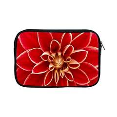 Red Dahila Apple Ipad Mini Zippered Sleeve by Colorfulart23