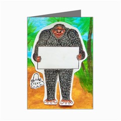2 Yowie H,text & Furry In Outback, Mini Greeting Card (8 Pack) by creationtruth