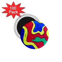 Abstract 1 75  Button Magnet (100 Pack) by Siebenhuehner