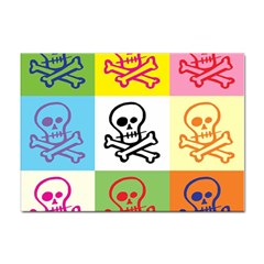 Skull A4 Sticker 10 Pack by Siebenhuehner