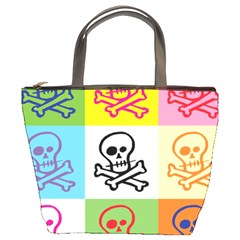 Skull Bucket Handbag by Siebenhuehner