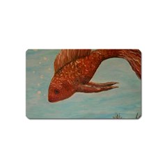 Gold Fish Magnet (name Card) by rokinronda
