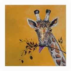 Giraffe Treat Glasses Cloth (medium) by rokinronda