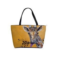 Giraffe Treat Large Shoulder Bag by rokinronda