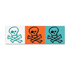 Skull Bumper Sticker by Siebenhuehner