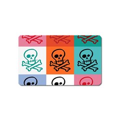 Skull Magnet (name Card) by Siebenhuehner