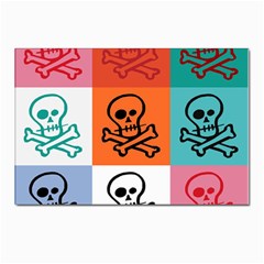 Skull Postcard 4 x 6  (10 Pack) by Siebenhuehner