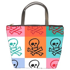 Skull Bucket Handbag by Siebenhuehner