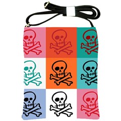 Skull Shoulder Sling Bag by Siebenhuehner