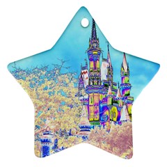 Castle For A Princess Star Ornament by rokinronda