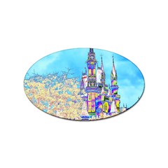Castle For A Princess Sticker (oval) by rokinronda