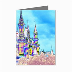 Castle For A Princess Mini Greeting Card by rokinronda