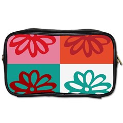 Flower Travel Toiletry Bag (one Side) by Siebenhuehner