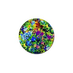 The Neon Garden Golf Ball Marker 4 Pack by rokinronda